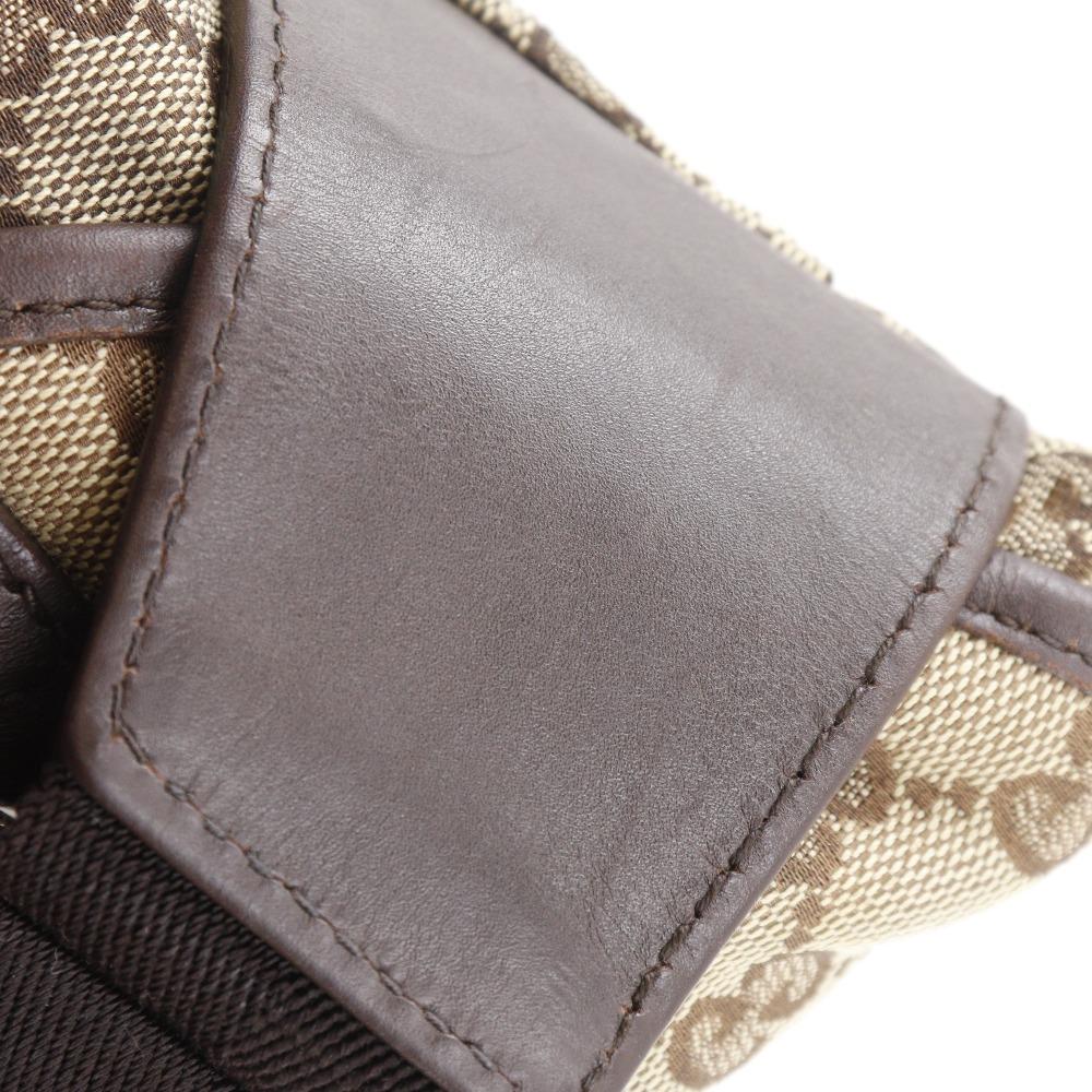 GUCCI Waist bag body bag 145851 beige GG canvas mens Used