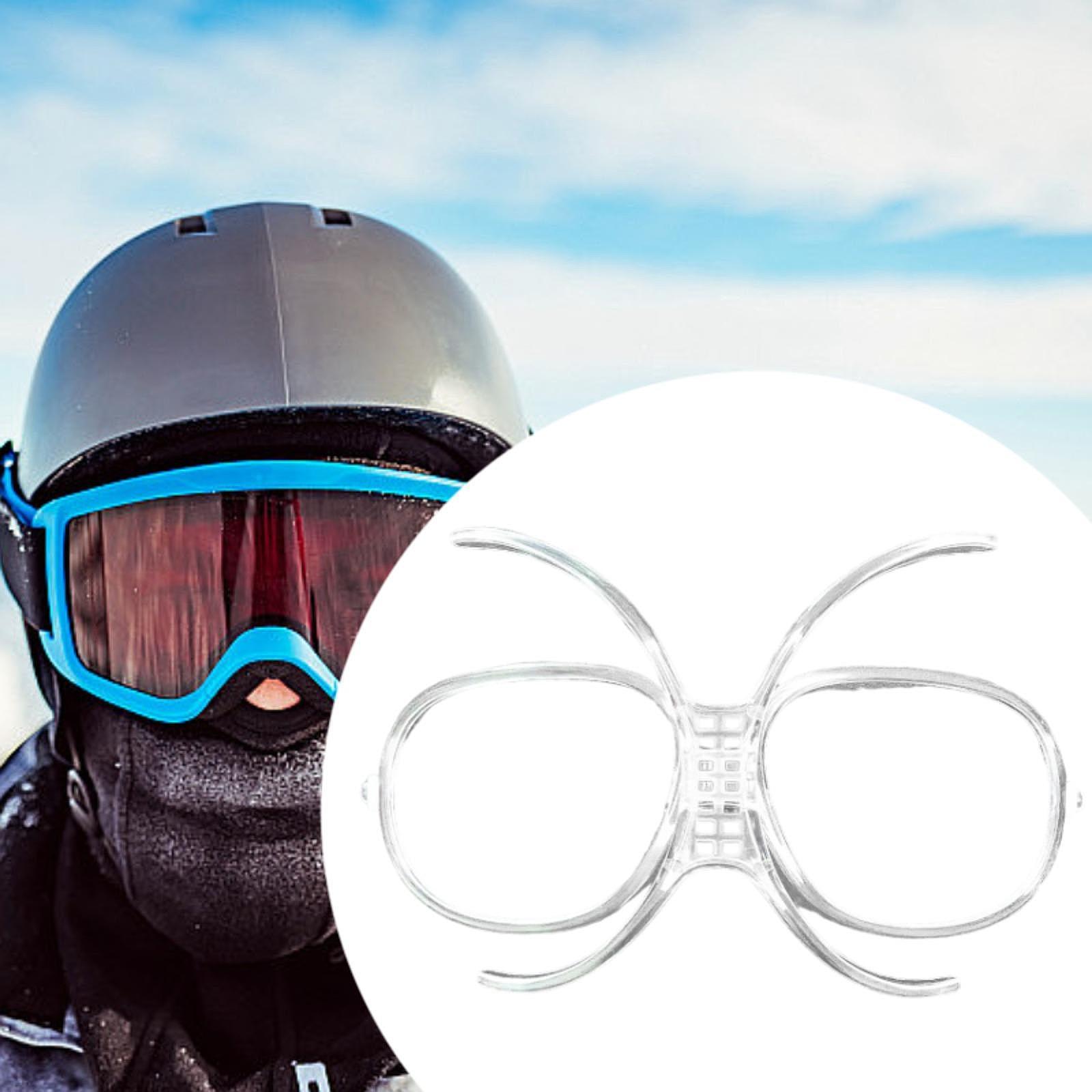 Ski Goggles Insert Adapter Flexible Professional Goggles Accessories for Men Women Motorcycle Motocross Snow Sports Snowboard чистый