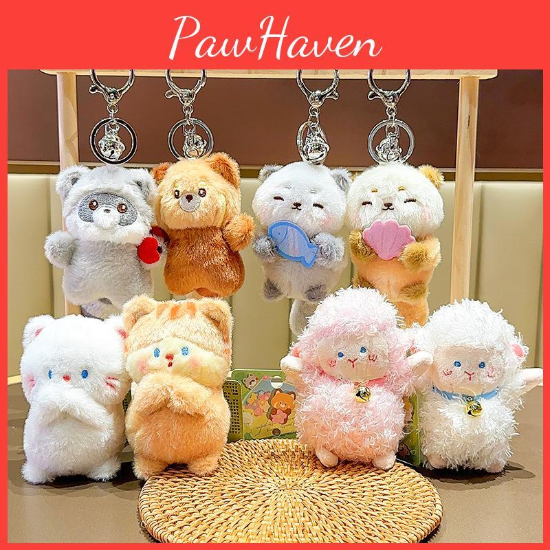 Jinnew Animal Plush Keychain With Soft Material For Bag And Key Decor