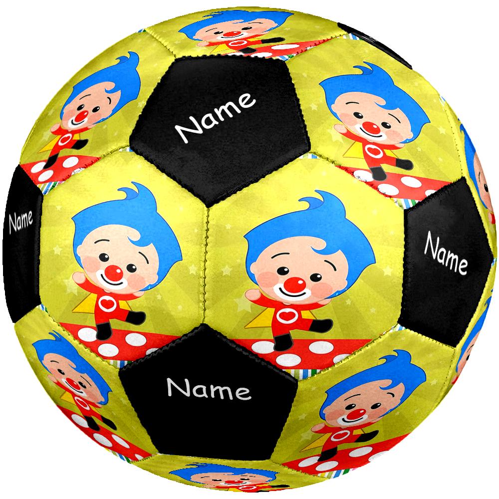 Pallone da Calcio Personalizzato Tema Plim Plim Taglia 5, Adatto Sia per Partite Indoor che Outdoor, un Regalo Adatto a Tutti.