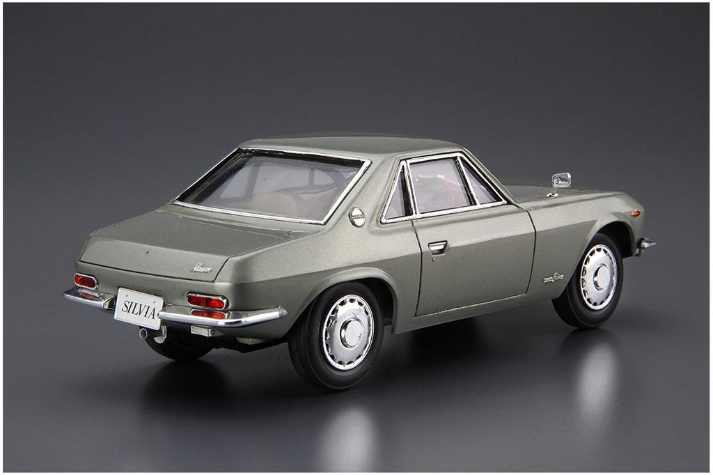 Aoshima Bunka Kyozai Scale Model Car Series 66 Nissan CSP311 Silvia 1966 Plastic Model 1/24 No.