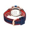 Megir Rose Blue Waterproof Sports Men Watches Clock Quartz Wrsitwatch for Man