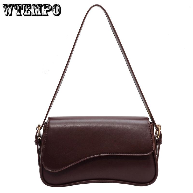 Klappe Magnetschnalle Schulter Umhängetasche Arbeit Pendler Mode Einfache Achselhöhle Kleine Quadratische Tasche Handheld Orgel Damentaschen