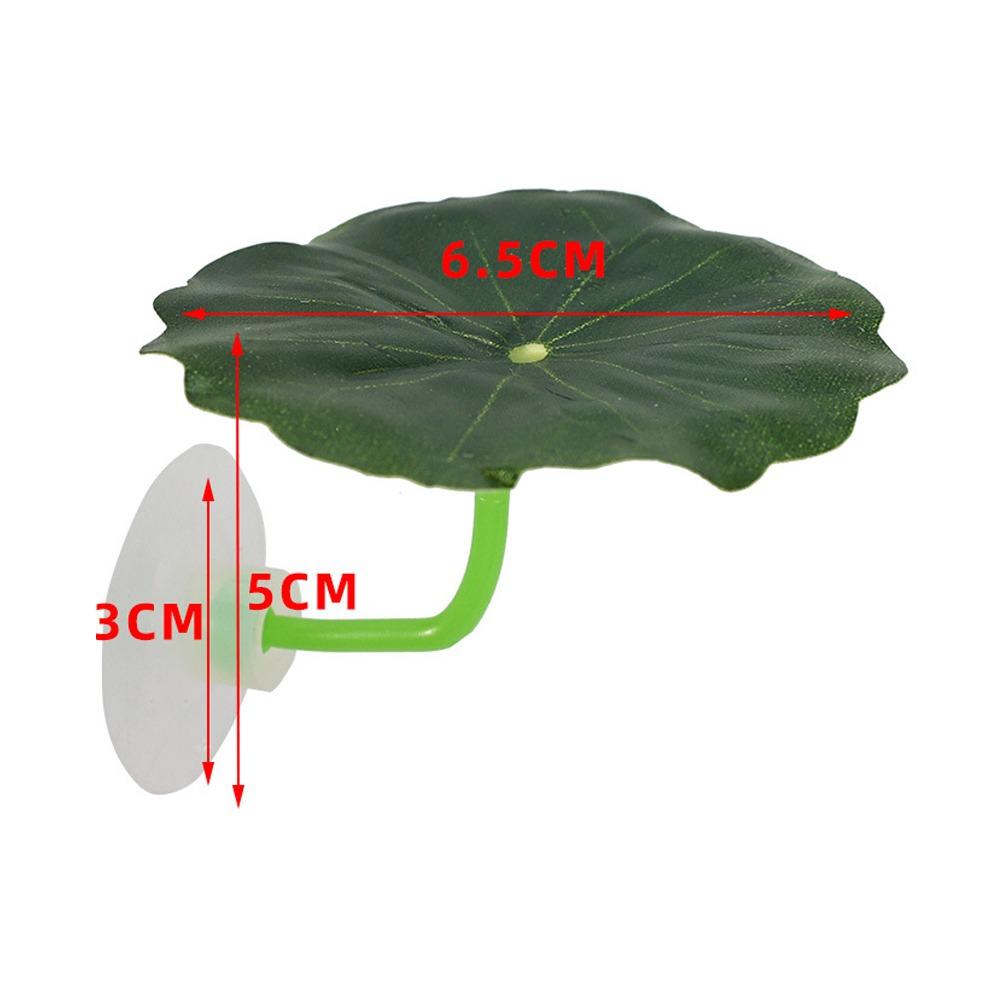Plastic Betta Fish Rest Leaf Simulated Lotus Leaves/Artificial Leaf Suction Cup Fish Spawning Ornamental Plant