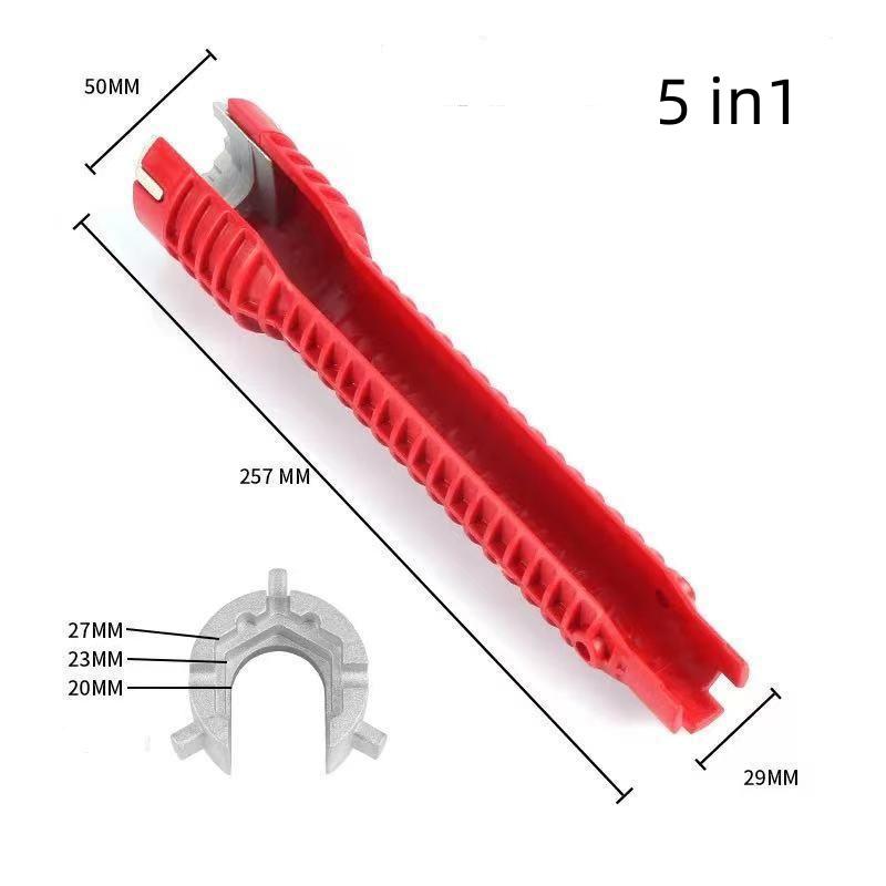 

5/8 в 1 многофункциональный набор ключей для раковины бытовой кран сантехника труба водонагреватель ремонт и разборка ванной комнаты специальный инструмент