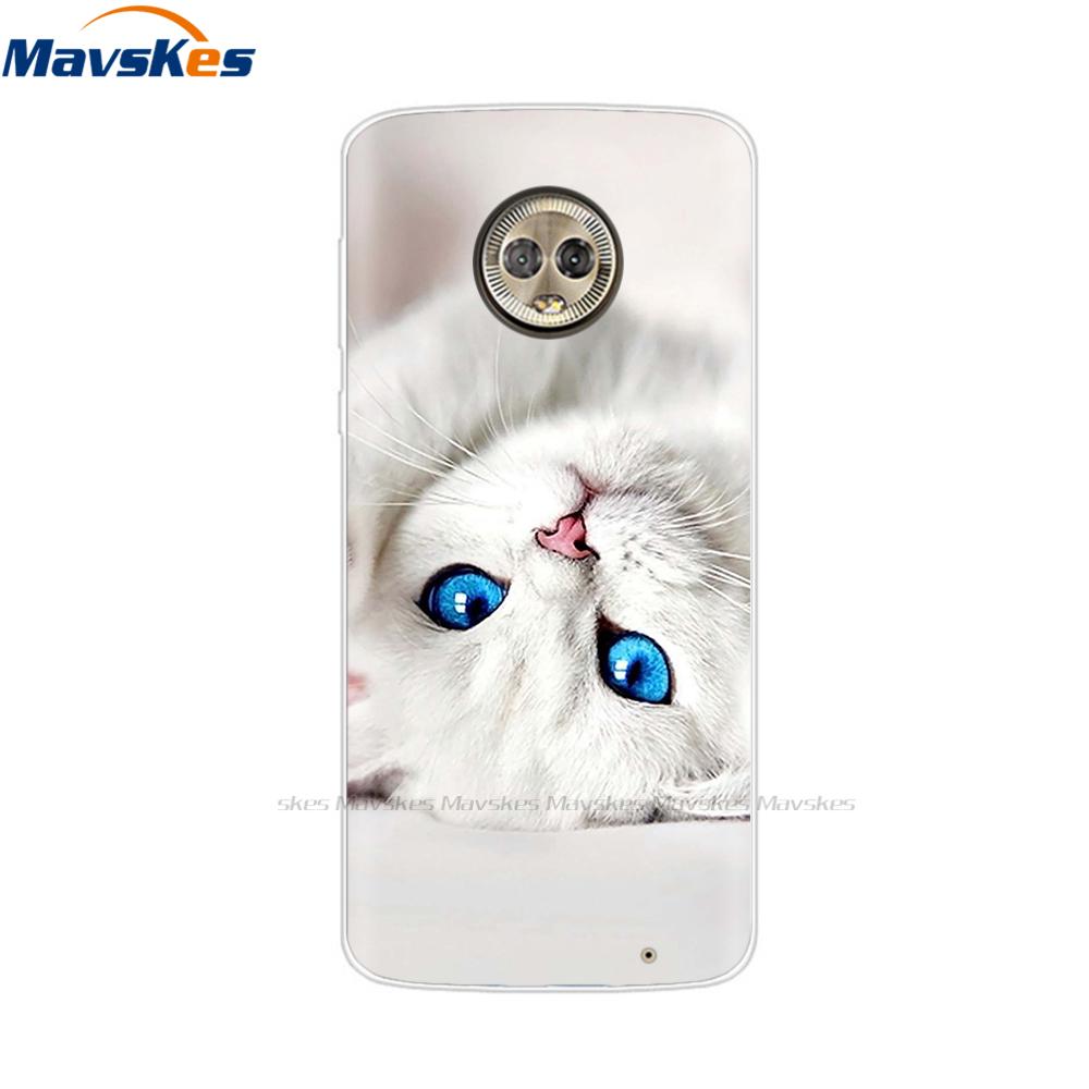 Silicon Case For Moto G6 Plus Case Full Protection Soft Tpu Back Cover On For Motorola MotoG6 G6 Play Bumper Phone Shell Coque