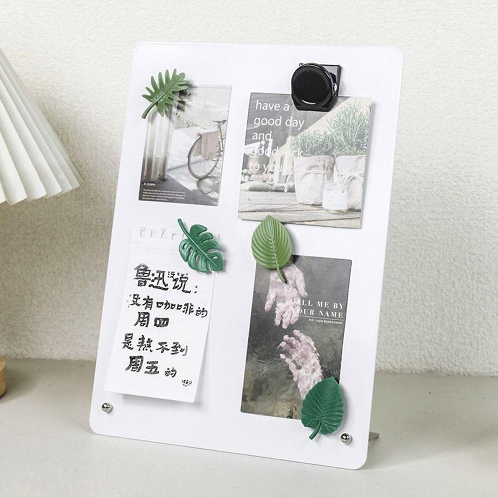 DIY Design Magnetische Tafel Metall Aufbewahrungs-Displaytafel Desktop Nachrichtentafel Nachrichtenanzeige