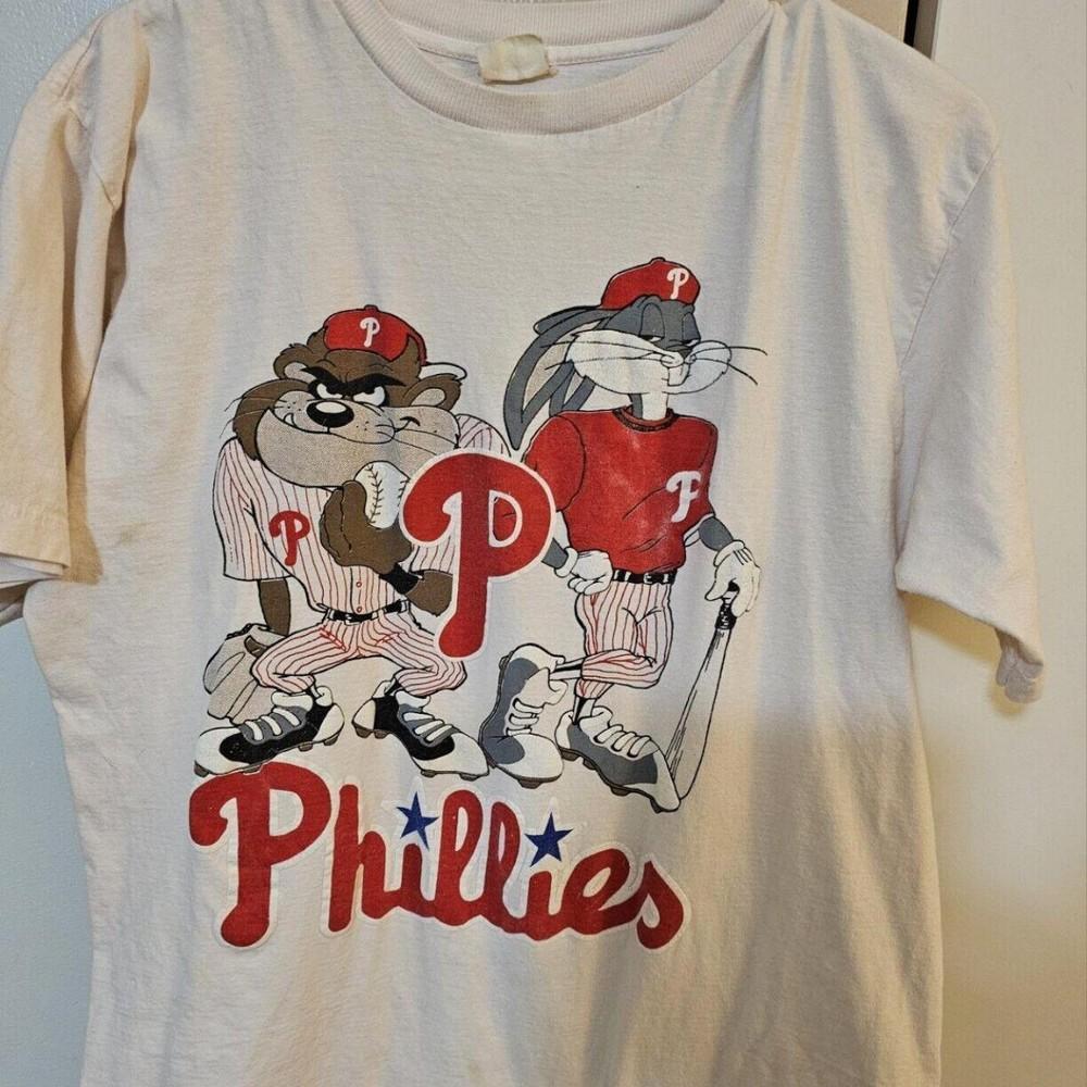 Philadelphia Phillies Vtg 1993 Looney Tunes Bugs Bunny MLB Unisex Shirt KH13612