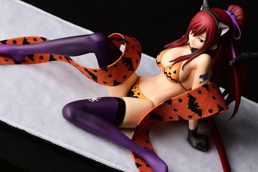 Orca Toys FAIRY TAIL Erza Scarlet Halloween Cat Scale PVC Approximately 250mm in Length Gravure_Style 1/6 Pre-painted Figure,