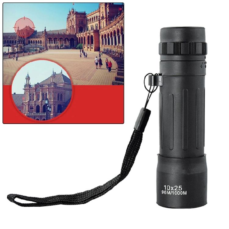 10x25 Pocket Monocular Adjustable Focus Handheld Mini Tiny Hunting Telescopes