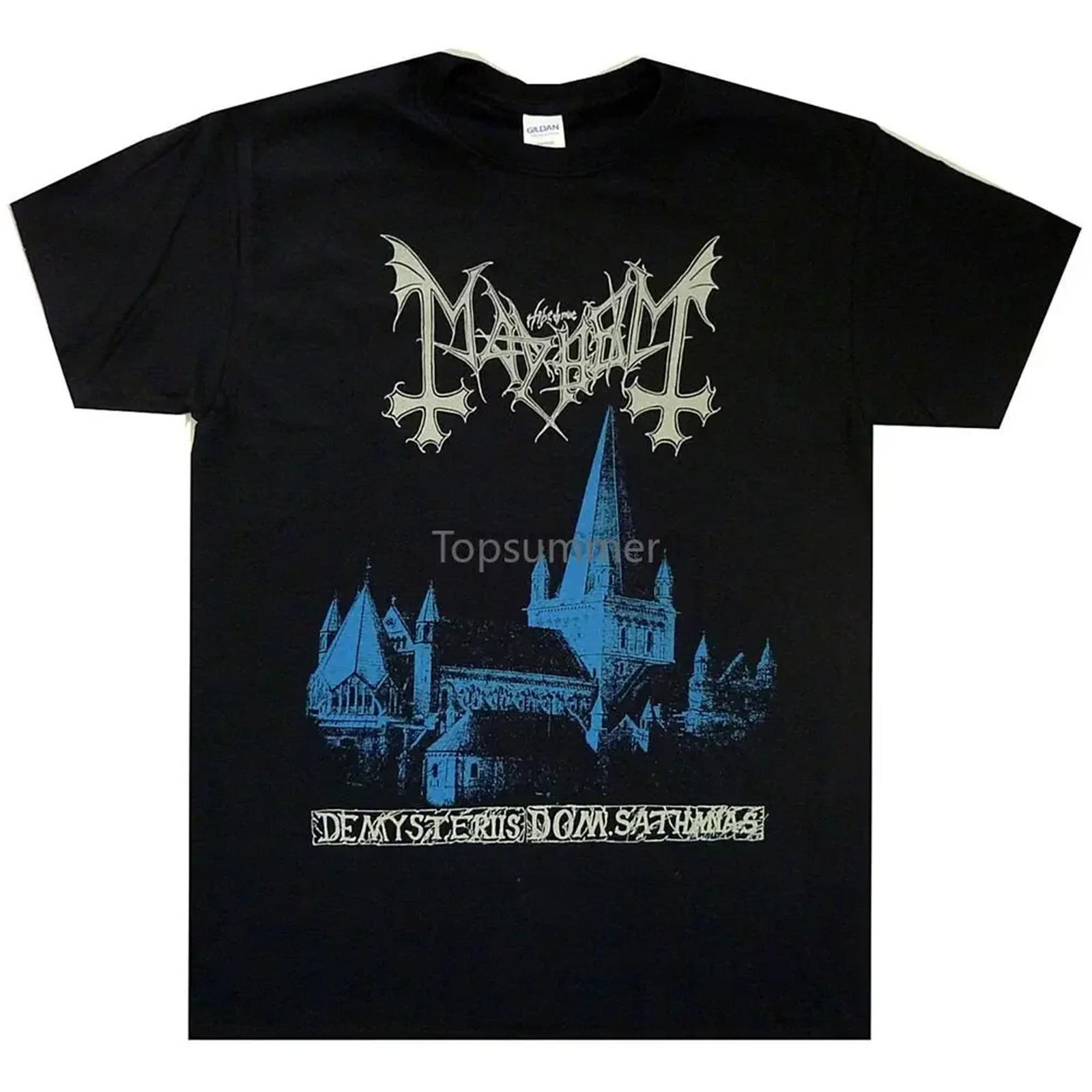 Mayhem De Mysteriis Рубашка S M L Xl Xxl Футболка Металлическая Футболка Группы S