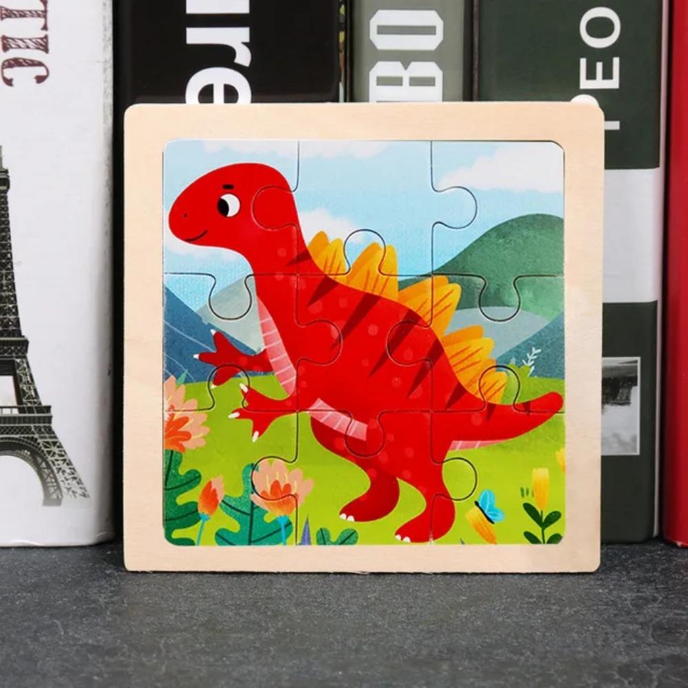 9 ks Drevené puzzle malej veľkosti Montessori hračky pre bábätká Skladačka 3D puzzle dosková hra Vzdelávacie hračky pre deti Darček