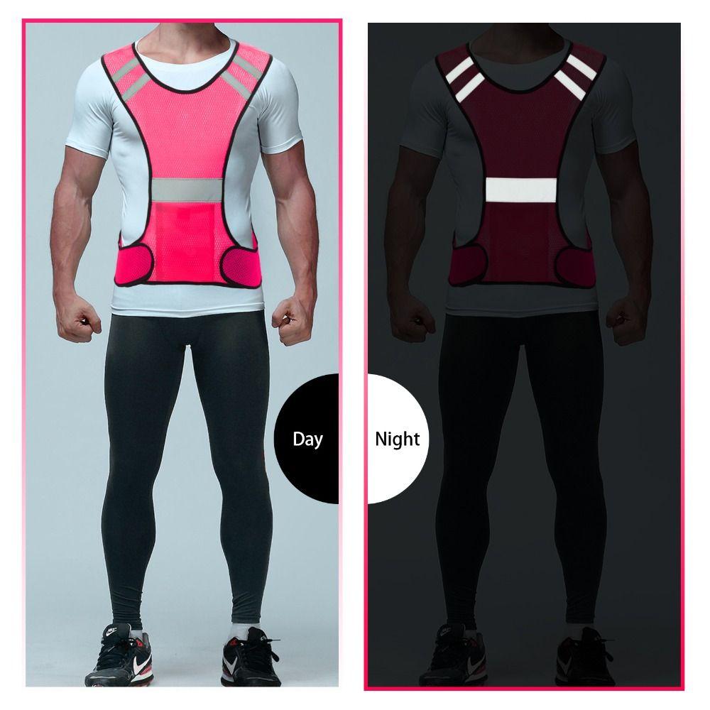 Breathable Reflective Safety Vest Wear Resistant Cycling Safe Jacket  Outdoor