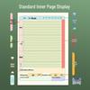 A5/B5 Lined Softcover Family Notebook - Suitable for First & Second Grade