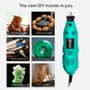 30000RPM Portable Mini Electric Drill Grinder 6 Speed Adjustable Home DIY Polishing Machine Carving Electric Rotary Tool