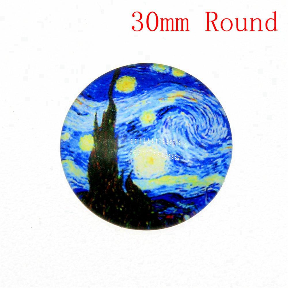 Flat Back Glass Cabochon Accessories Parts Male Jewelry Bulk Personalized Materials