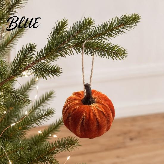 Herfst Oogst Binnen met Decoratieve Pompoen Decor Hangende Decoratie Fluweel Herfst Ornamenten Pompoenen Hennep Touw Jute Touw Thanksgiving Halloween