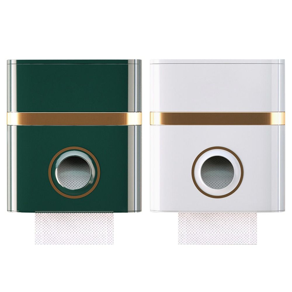 1Pcs Wall Mount Toilet Paper Holder Waterproof Bathroom Tray Shelf New Roll Paper Storage Box