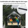 Tool-Free Bird Feeding Bowl Dual Seed Tray Wild Birdfeeder New Window Bird Feeder  Bird Viewing