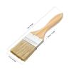 10/20 Pcs Soft Hair Painting Brushes Paint Brush Wooden Handle BBQ Brush 2 Inch for Wall and Furniture Paint Tool Set