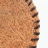 Handwoven Coir Tea Coaster Heat-Resistant Natural Bristle Mat for Teapot Cups Rustic Palm Fiber Pad for Tea Ceremony Absorbent Eco-Friendly