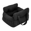 Dog Car Seat Bed Portable Travel Safe Booster Seat for Small Puppies, with Shoulder Strap Handle Storage Pockets, Pet Car Seat