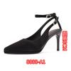 3-1 one-word bag head sandals pointed tip stiletto high heels waterproof table super high heel satin single shoes are not tired