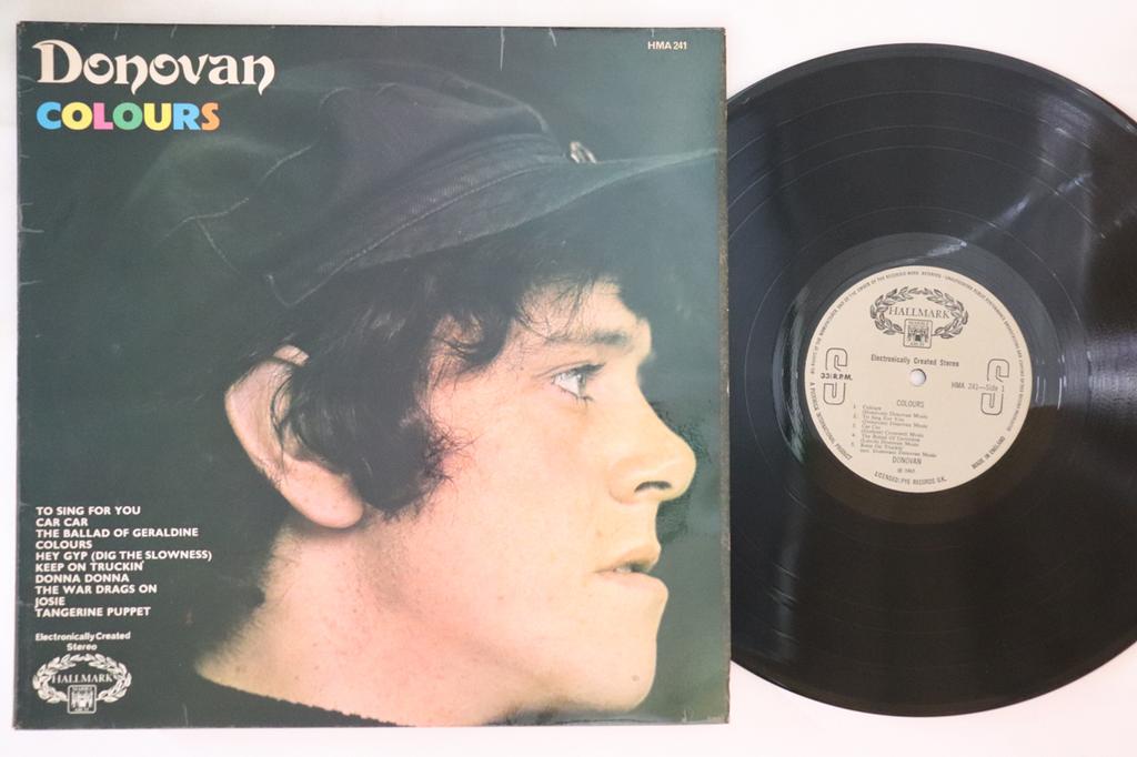LP Record DONOVAN  Colours HMA241 HALLMARK MARBL UK Rock Used