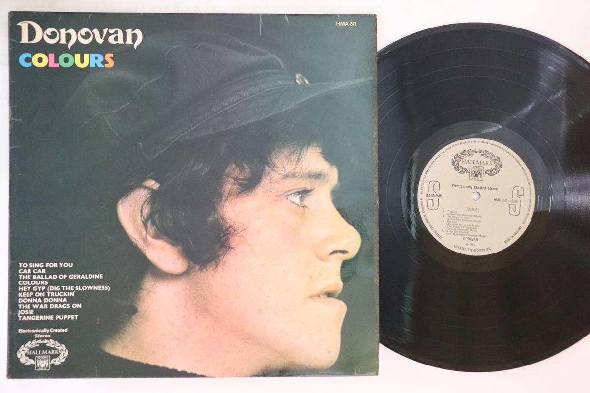 

LP Record DONOVAN Colours HMA241 HALLMARK MARBL UK Rock Used