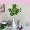 Leaf Greenery Artificial Plant With Silk Print Cloth Home Office Wedding Decor