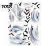 Festive Party Decorations for Classroom Halloween Ghost Window Stickers, Removable PVC Wall Decals, Peel And Reusable Art Smooth Surfaces Stick
