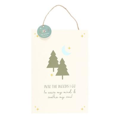 Into The Woods Hanging Sign