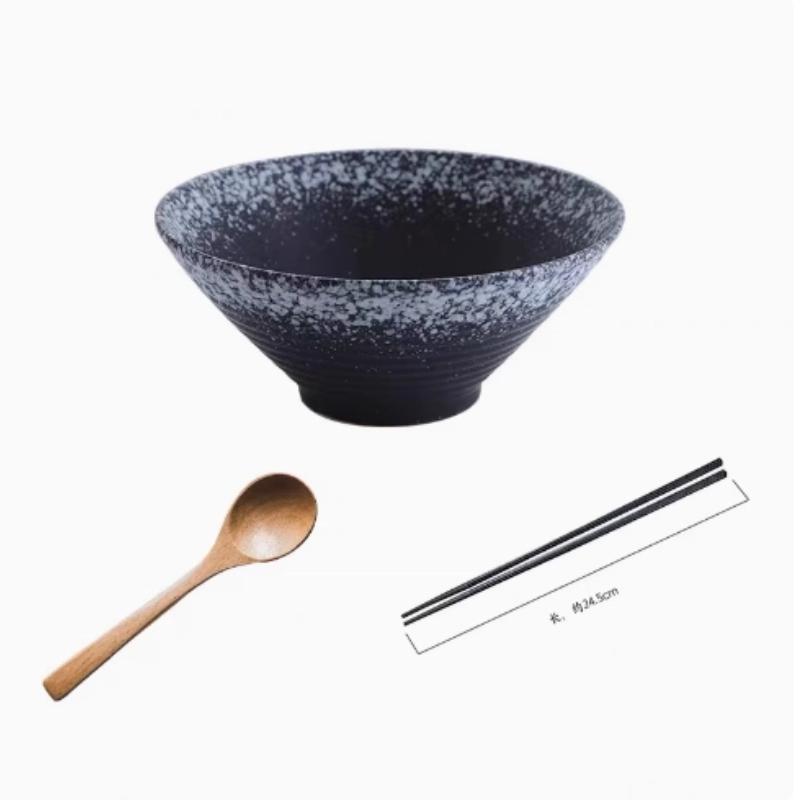 Japanese Ceramic Ramen Bowl – Creative Soup Bowl for Home or Restaurant Use