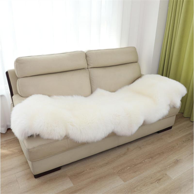 Australian Sheepskin Sofa & Bedside Mat - Wool Seat Cushion and Bay Window Rug.