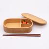 Wakayama Pass Wappa Bento Box Store carved lunch approximately 19 x 10 single natural - Wooden, box, cm, tier, rectangular, finish, A-71-273721