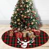 Cartoon Christmas Tree Skirt Ornament 35Inch Christmas Tree Mat Machine Washable for Home Holiday Party Decoration