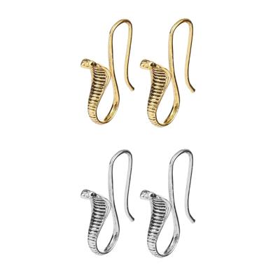 Stylish Snake Earrings Unisex Punk Earrings Fashionable Ear Jewelry Alloy Texture Suitable for Multifuntional Styling