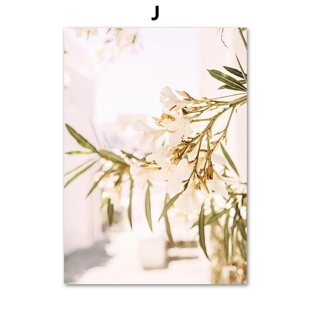 Blaue Ozean-Tür-Windmühle, Ägäis-Landschaft, Wandkunst, Leinwandgemälde, Santorini-Poster und Drucke, Wandbilder für Wohnzimmer-Dekoration