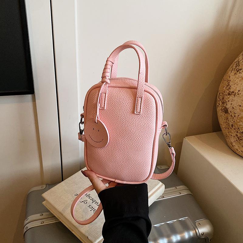 

Весенняя мода портативная маленькая сумка женская новая простая маленькая квадратная сумка конфетного цвета сумка-мессенджер для мобильного телефона