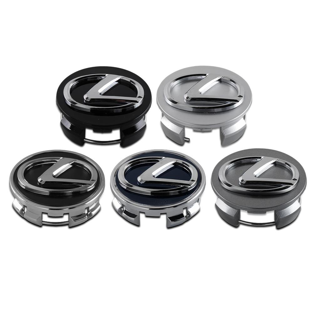 4 Stück 60mm Auto Radnabenkappen Abzeichen Felgenabdeckung Emblem Für Lexus FSPORT IS250 IS200 CT200h GS300 LS430 RX450h LX570 NX IS GX
