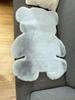 Cartoon Bear Plush Rug for Kids' Bedroom or Cloakroom