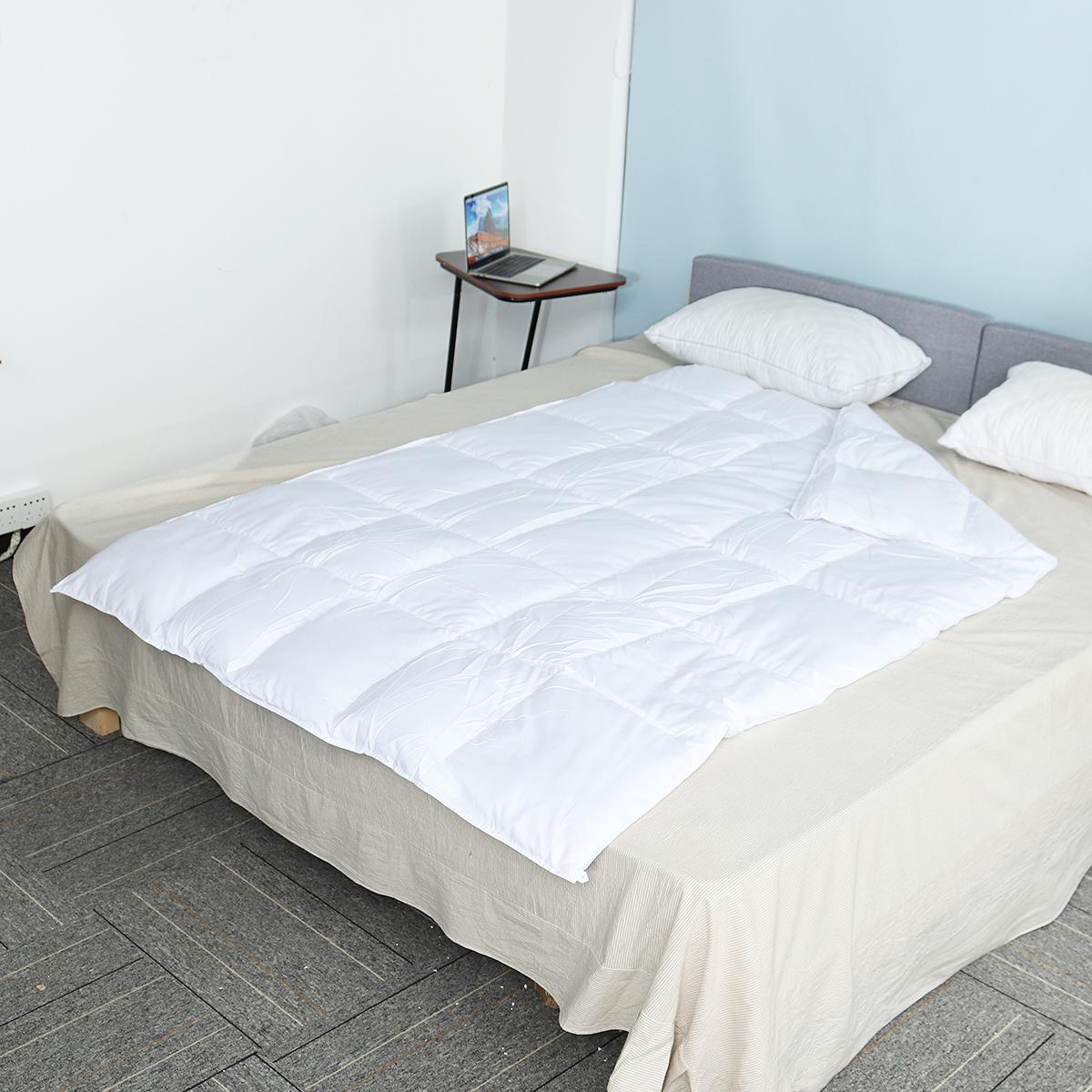 

3 размера, хлопковое всесезонное одеяло, стеганое одеяло с наполнителем из утиного/гусиного пуха King Queen Twin, полноразмерное одеяло, пуховое одеяло 135X200cm