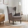 Armchair Taupe Fabric