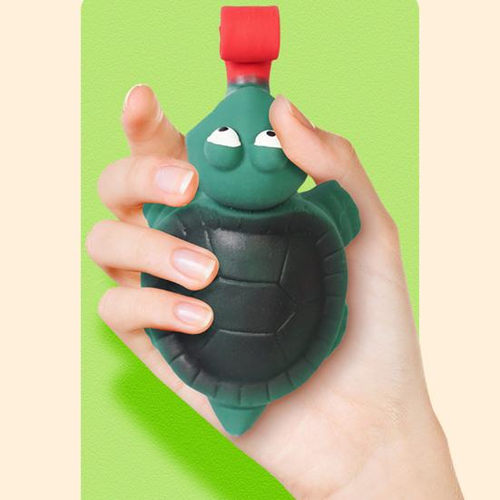 Hračka na broušení psa Bez zasouvacího jazyka Zápach Jemná píšťalka Úleva Lehká vnitřní nuda Odolná proti kousnutí Kreslená hadí želva Tvar žáby