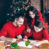 Christmas Toy Jigsaw Puzzle Stickers, Cartoon Santa Face-changing Stickers, Waterproof Decal Stickers