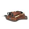 TOURBON Smartphone Pouch, Leather, Smartphone Holder, Belt Loop, Tool Pouch, Multi-functional, Holds Pliers, Pen, Flashlight, Keys