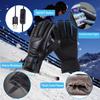 Winter Warm Heating Gloves Waterproof Windproof Electric Heated Gloves Outdoor Riding Motorcycle Skiing Mitten USB Heated Gloves