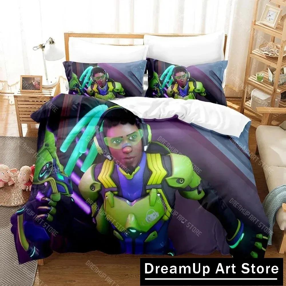 3D Printing Game Overwatch 2 Invasion Bedding Set Single Twin Full Queen King Size Bed Set Adult Kid Bedroom Duvet Cover Sets