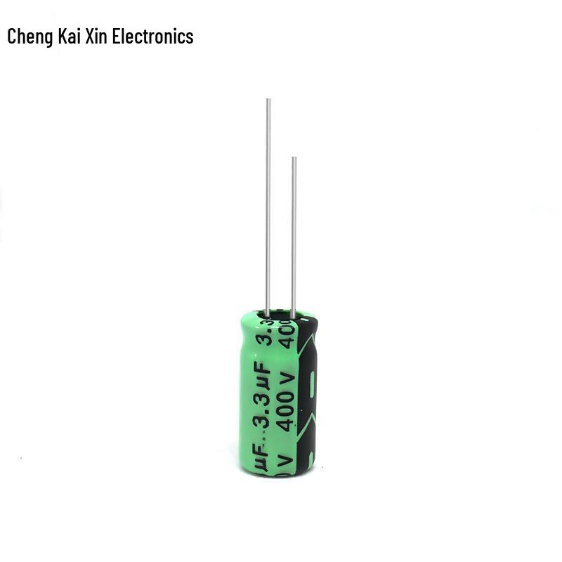 Original High-Frequency Aluminum Electrolytic Capacitor 400V 3.3UF 6x12 - Large Quantity Available