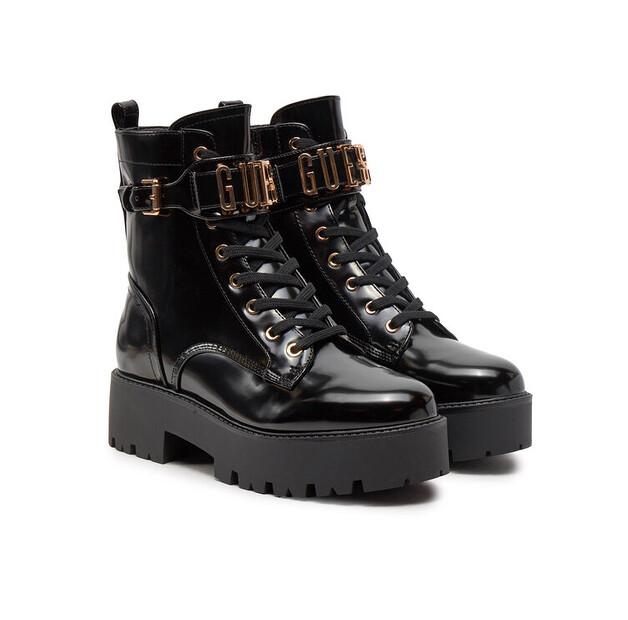 Ботильоны Guess Vaires FLTSOM PAT10 Black Ankle Boots